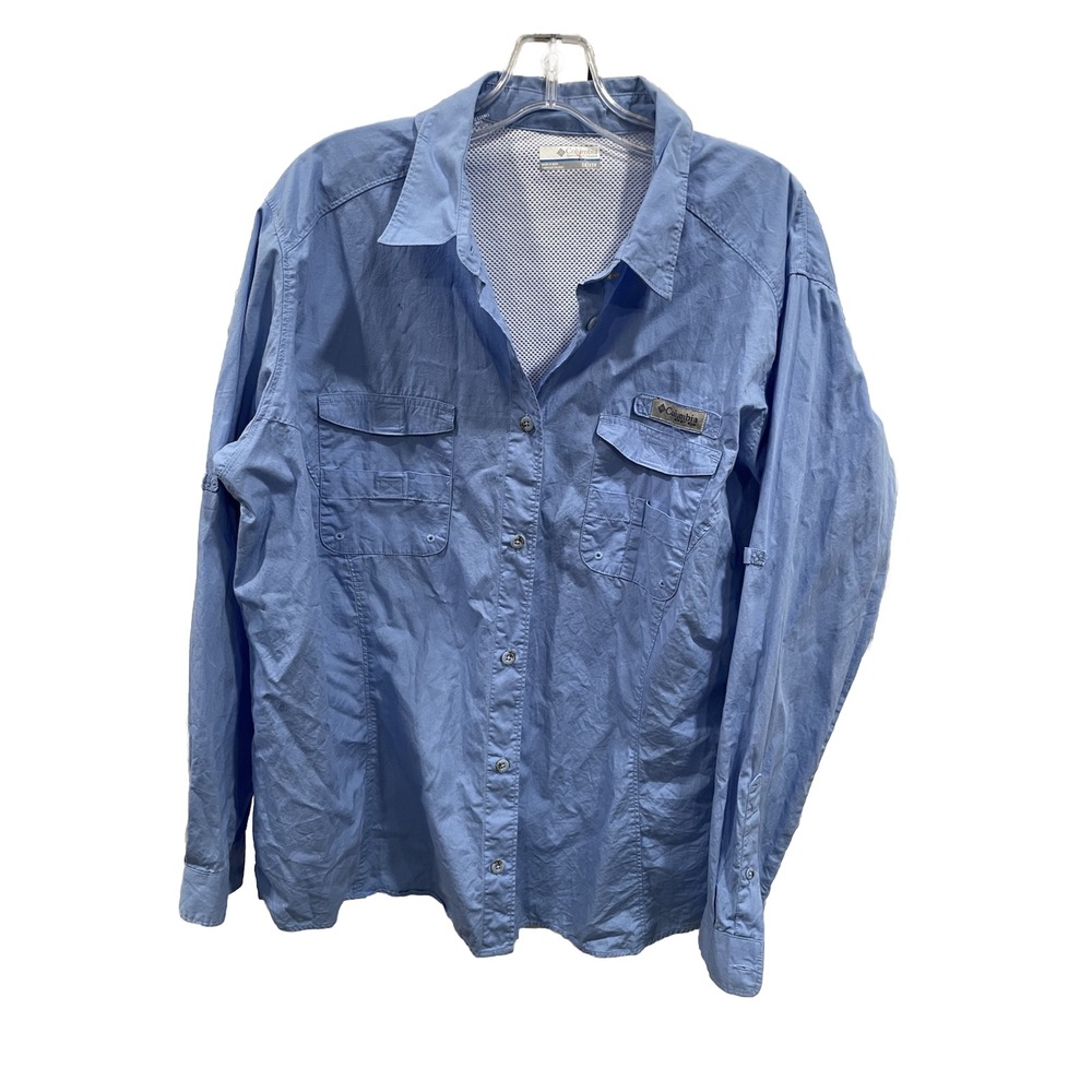 Columbia Men's XXL PFG Long Sleeve Vented Fishing Shirt SI31